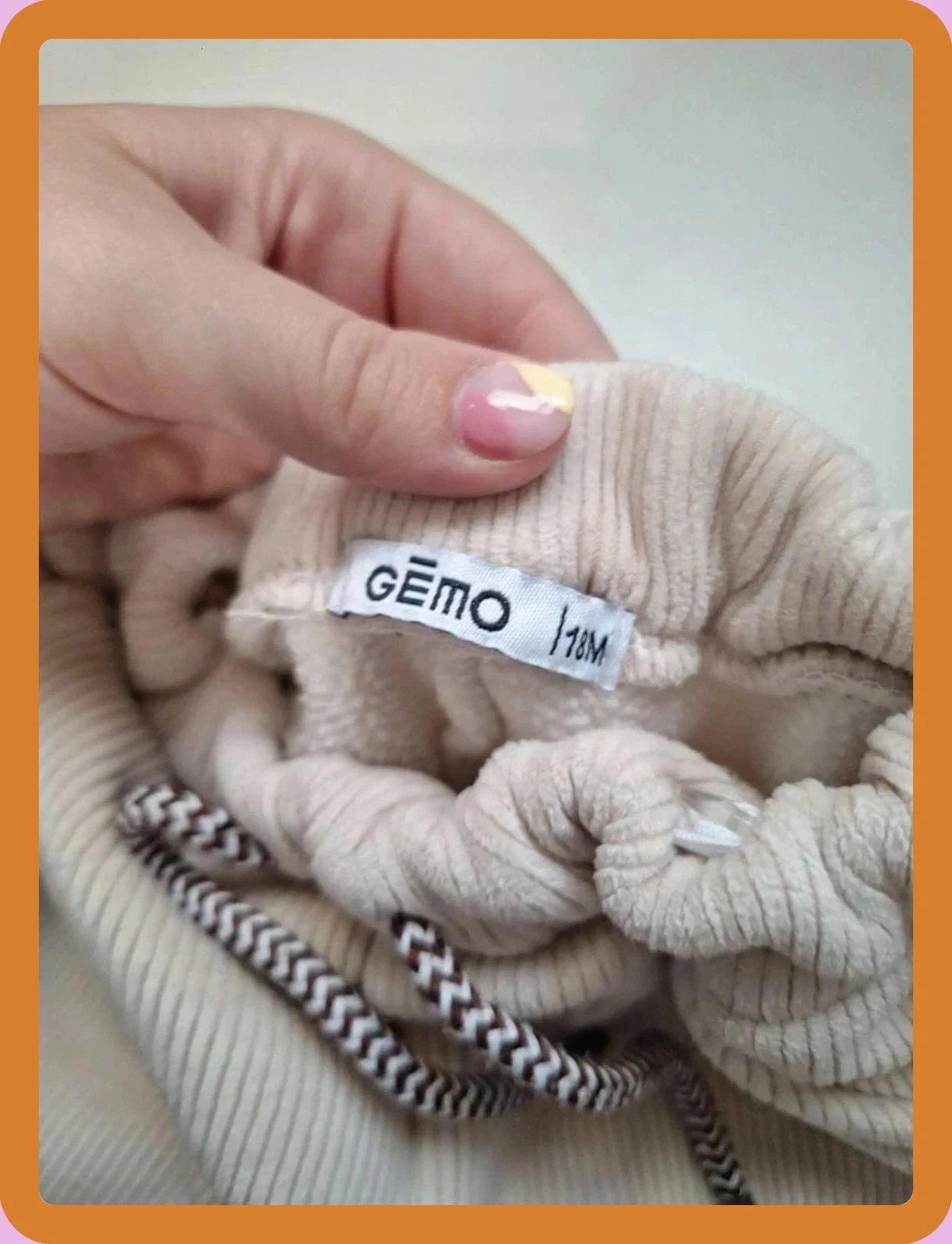 Calça de veludo ribado Gémo 18 meses – photo 5